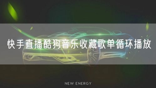 快手直播酷狗音乐收藏歌单循环播放