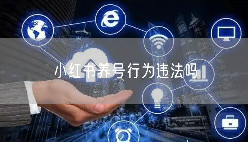 小红书养号行为违法吗