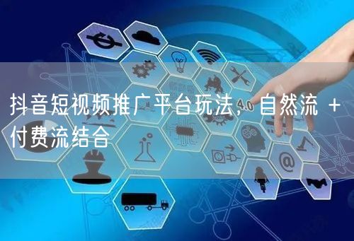 抖音短视频推广平台玩法，自然流 + 付费流结合