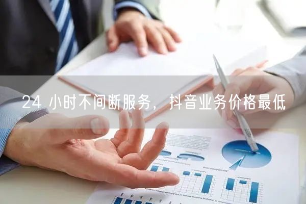 24 小时不间断服务，抖音业务价格最低