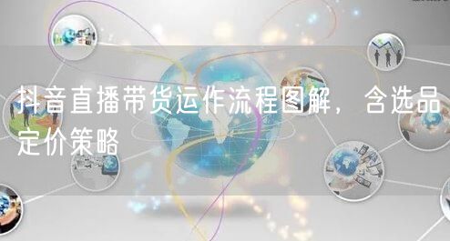 抖音直播带货运作流程图解，含选品定价策略