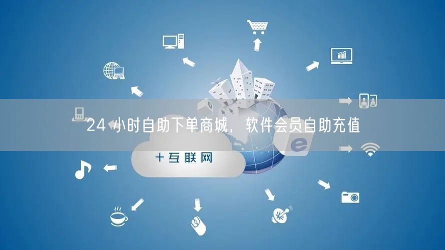 24 小时自助下单商城，软件会员自助充值